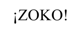 ¡ZOKO! trademark