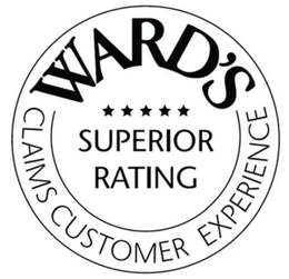 WARD'S CLAIMS CUSTOMER EXPERIENCE SUPERIOR RATING trademark