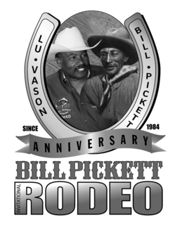 LU · VASON BILL · PICKETT SINCE 1984 ANNIVERSARY BILL PICKETT INVITATIONAL RODEO trademark