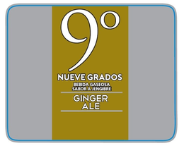 9º NUEVE GRADOS BEBIDA GASEOSA SABOR A JENGIBRE GINGER ALE trademark