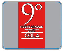 9º NUEVE GRADOS BEBIDA GASEOSA SABOR A COLA trademark