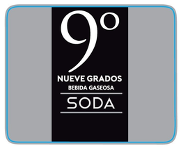 9º NUEVE GRADOS BEBIDA GASEOSA SODA trademark