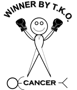 WINNER BY T.K.O. CANCER trademark