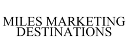 MILES MARKETING DESTINATIONS trademark
