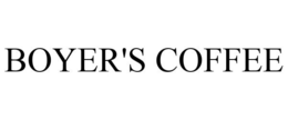BOYER'S COFFEE trademark
