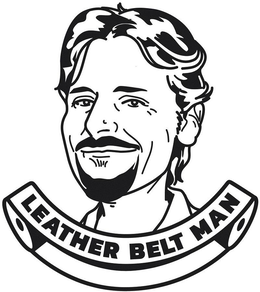 LEATHER BELT MAN trademark