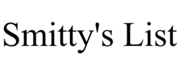 SMITTY'S LIST trademark