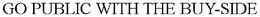 GO PUBLIC WITH THE BUY-SIDE trademark