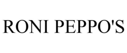 RONI PEPPO'S trademark