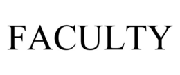 FACULTY trademark