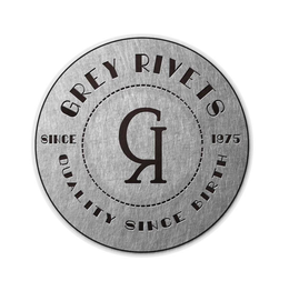 GR GREY RIVETS QUALITY SINCE BIRTH SINCE 1975 trademark