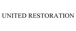UNITED RESTORATION trademark