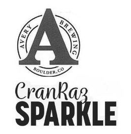 A AVERY BREWING BOULDER, CO CRANRAZ SPARKLE trademark