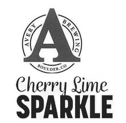A AVERY BREWING BOULDER, CO CHERRY LIME SPARKLE trademark