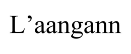 L'AANGANN trademark