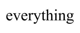 EVERYTHING trademark