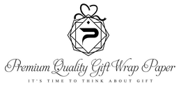 PREMIUM QUALITY GIFT WRAP PAPER IT'S TIME TO THINK ABOUT GIFT trademark