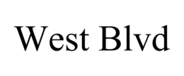 WEST BLVD trademark