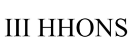 III HHONS trademark
