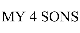 MY 4 SONS trademark