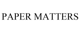 PAPER MATTERS trademark
