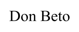 DON BETO trademark
