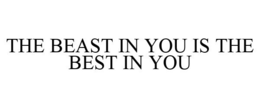 THE BEAST IN YOU IS THE BEST IN YOU trademark