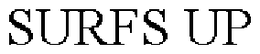 SURFS UP trademark