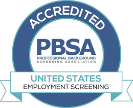 ACCREDITED PBSA PROFESSIONAL BACKGROUND SCREENING ASSOCIATION UNITED STATES EMPLOYMENT SCREENING trademark