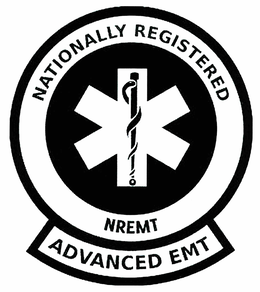 NATIONALLY REGISTERED ADVANCED EMT NREMT trademark