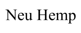 NEU HEMP trademark