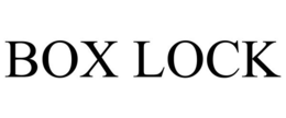 BOX LOCK trademark