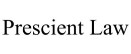 PRESCIENT LAW trademark