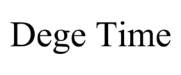 DEGE TIME trademark