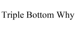 TRIPLE BOTTOM WHY trademark