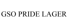 GSO PRIDE LAGER trademark