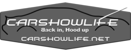 CARSHOWLIFE BACK IN, HOOD UP CARSHOWLIFE.NET trademark