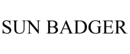 SUN BADGER trademark