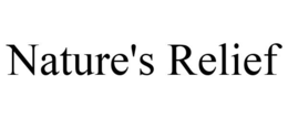 NATURE'S RELIEF trademark
