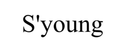 S'YOUNG trademark