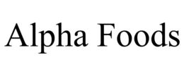 ALPHA FOODS trademark