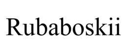 RUBABOSKII trademark