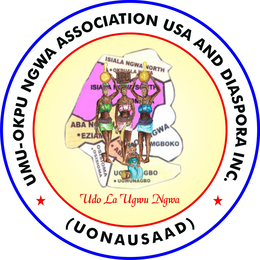 ISIALA NGWA NORTH ISIALA NGWA SOUTH ABA N EZIAM OSISIOMA UGWUNAGBO MGBOKO GWA OKRULA NONA EZIAM MGBOKO OSISIOMA UGWUNABO OKPUALA NGWA OMOBA UDO LA UGWU NGWA UMU-OKPU NGWA ASSOCIATION USA AND DIASPORA INC. ( UONAUSAAD ) trademark