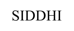 SIDDHI trademark