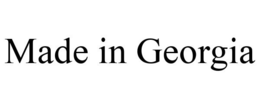 MADE IN GEORGIA trademark