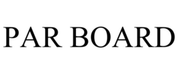 PAR BOARD trademark