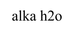 ALKA H2O trademark