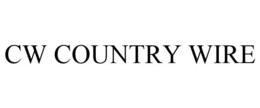 CW COUNTRY WIRE trademark