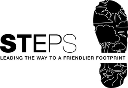STEPS LEADING THE WAY TO A FRIENDLIER FOOTPRINT trademark