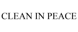 CLEAN IN PEACE trademark